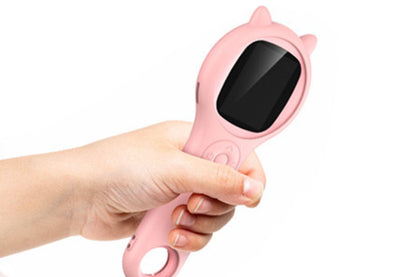 Portable Handheld Magnifying Glass for Kids Mini Microscope Educational Toy-Pink color