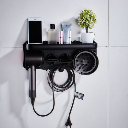 Aluminum Wall Mounted Hair Dryer Holder for Dyson Hair Dryer