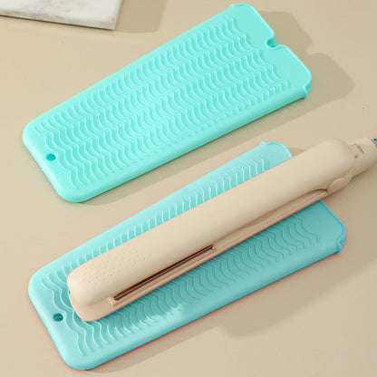 2-Pack Heat Resistant Silicone Pouch ââ‚?For Hair Styling Tools Storage Green