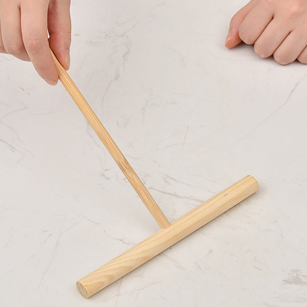 Three Piece Wooden Crepe Spreader Set