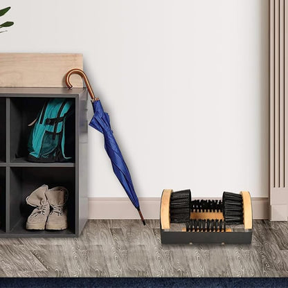 Boot Scraper Brush Doormat Outdoor Mat Cleaner Scrubber