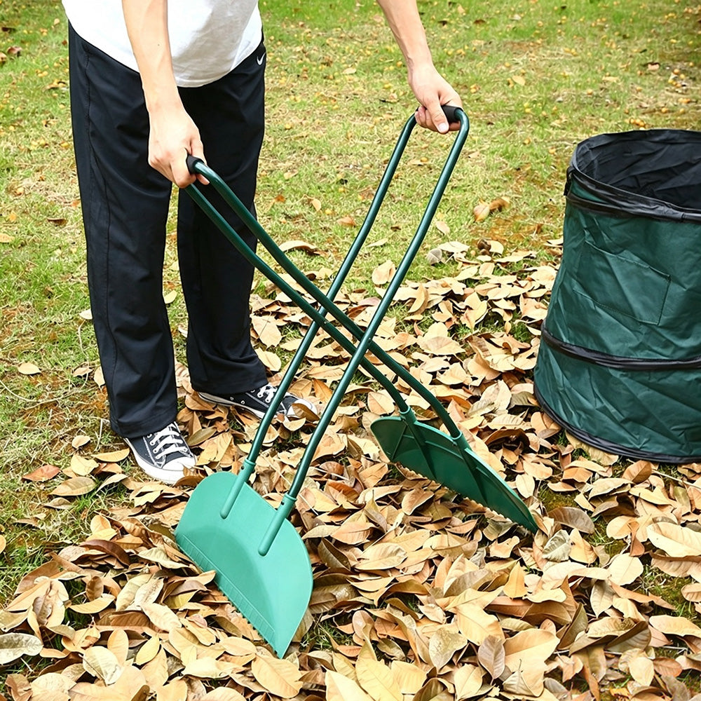 Stainless Steel Wide Leaf Grabber Rake for Garden Lawn
