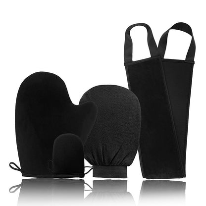 4Pcs Back Tanning Applicator Velvet Body Lotion Applicator for Self Tanner
