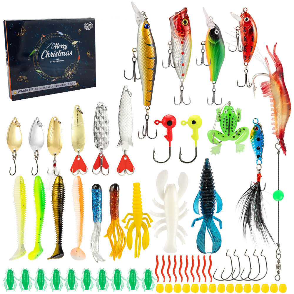 Advent Calendar Fishing ¨C Christmas Countdown with 24 Days of Fishing Lures