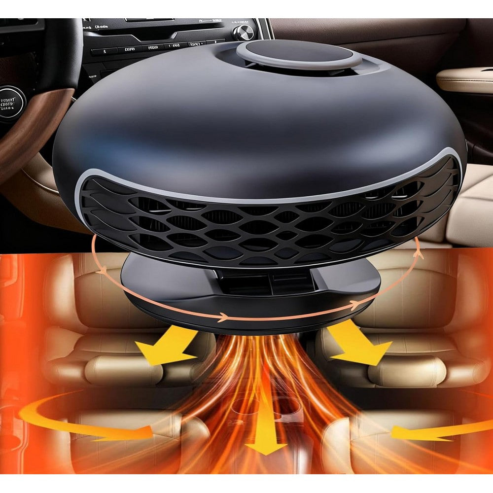 2-in-1 24V Heating and Cooling Fan Car Heater Portable Defroster for Car Windshield