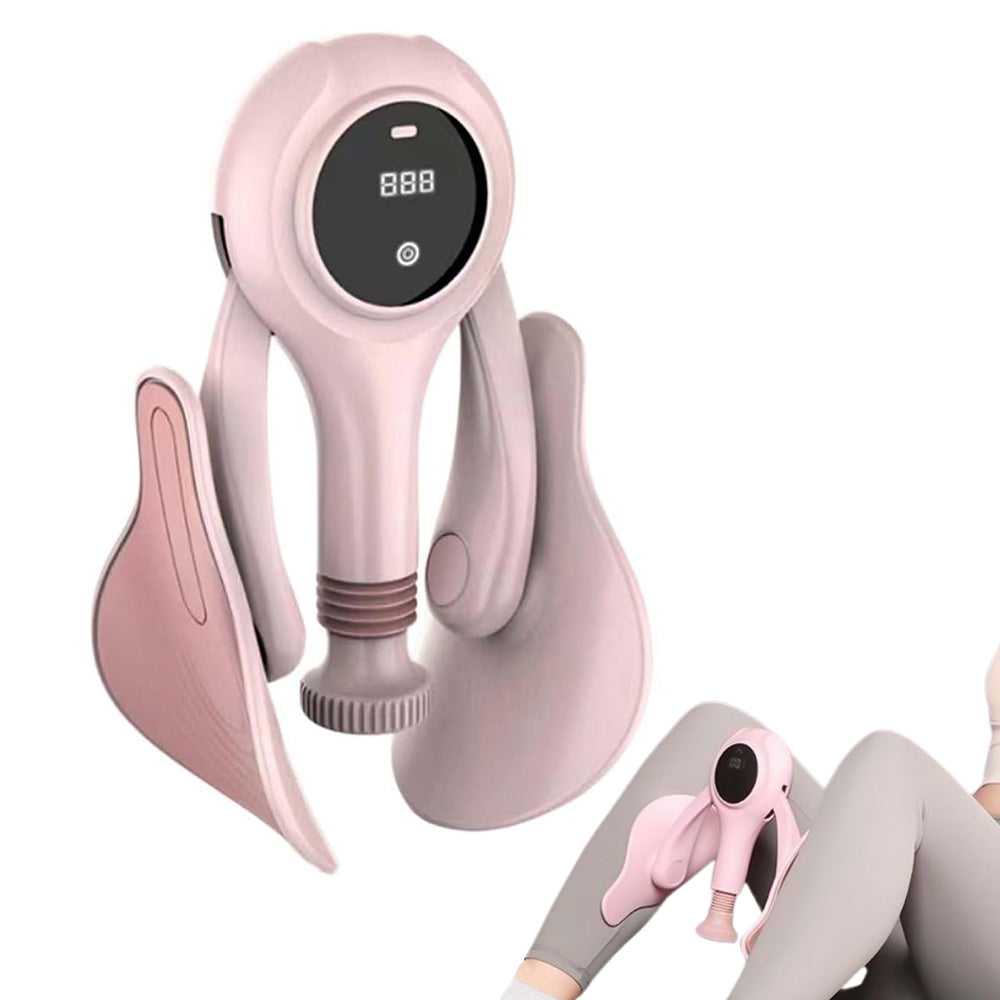 Thigh & Pelvic Trainer with Smart Counter ââ‚?Pelvic Floor Exercise Device Pink