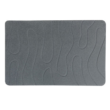 Non Slip Diatomaceous Earth Shower Mat Quick Drying Floor Mat