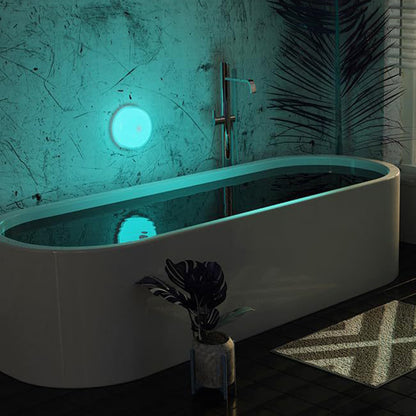 Waterproof Shower Light with 12 RGB Colors Remote and Timer