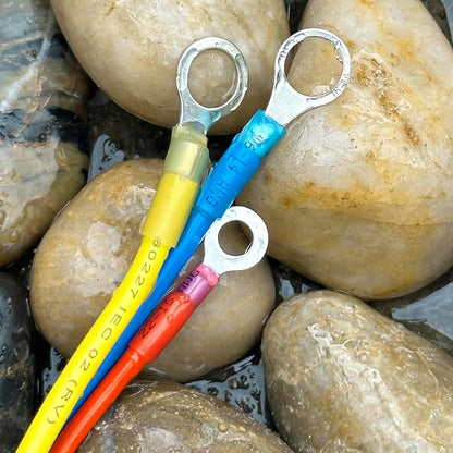 250Pcs Set Heat Shrink Wire Connectors Water Resistant Electrical Crimp Terminals Set