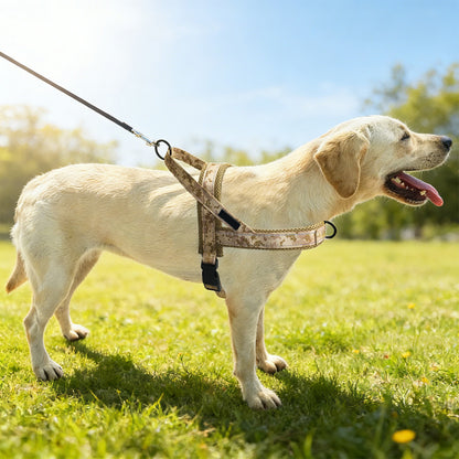 Breathable Mesh Padded Dog Harness No-Pull Vest-Green