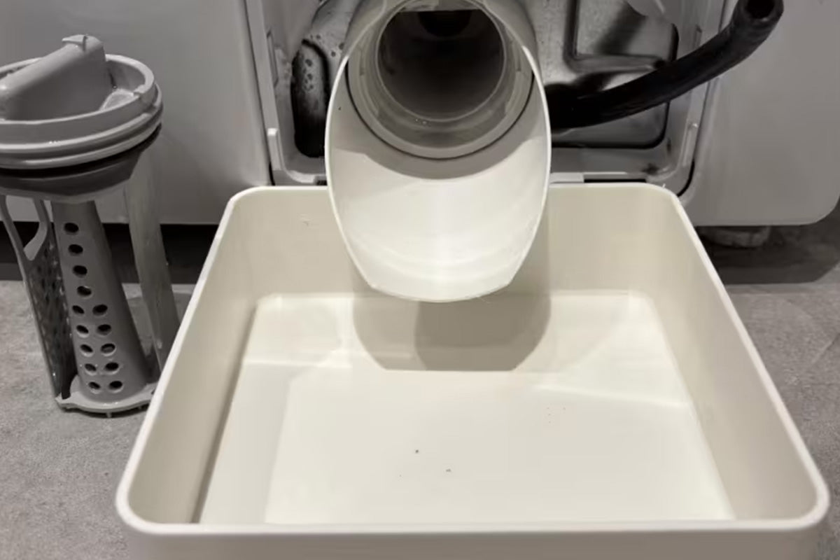 Raised Edge Washing Machine Drain Pan Set for Siemens Bosch and Samsung