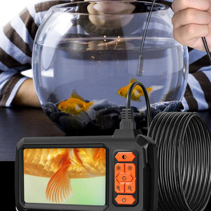 1080P 8mm Industrial Lens Endoscope 4.3Inch Screen Inspection Camera Borescope