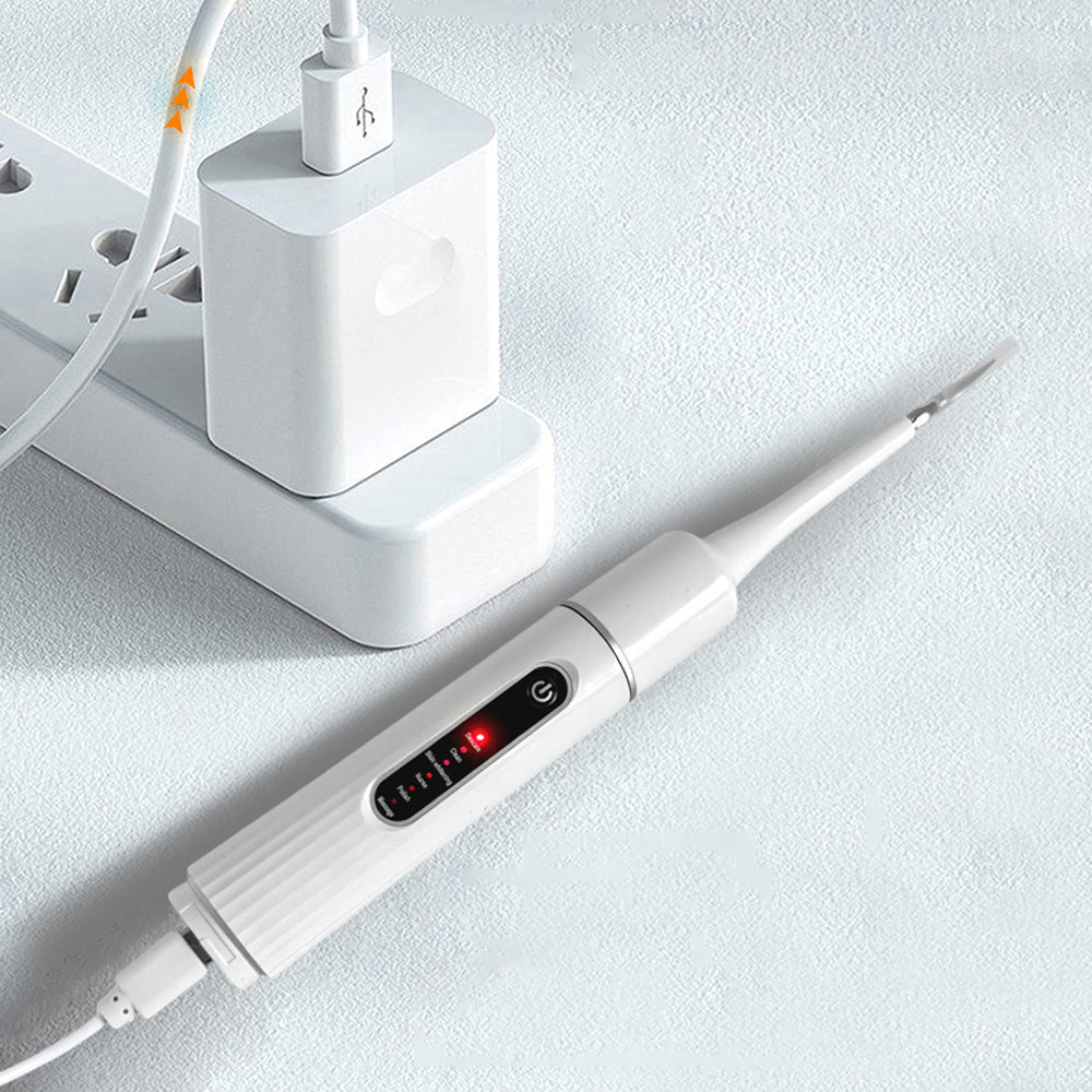 6-Speed Electric Teeth Cleaning Kit Portable Ultrasonic Scaler Tartar Plaque Calculus Remover
