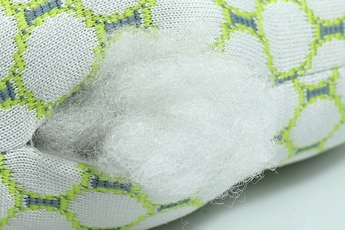 2Pcs Square Ear Piercing Pillow for Side Sleepers with Central Ear Hole-Green