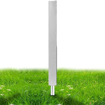 Waterproof Rotary Airer Cover ââ‚?Clothesline Dryer Shield with Zipper Silver
