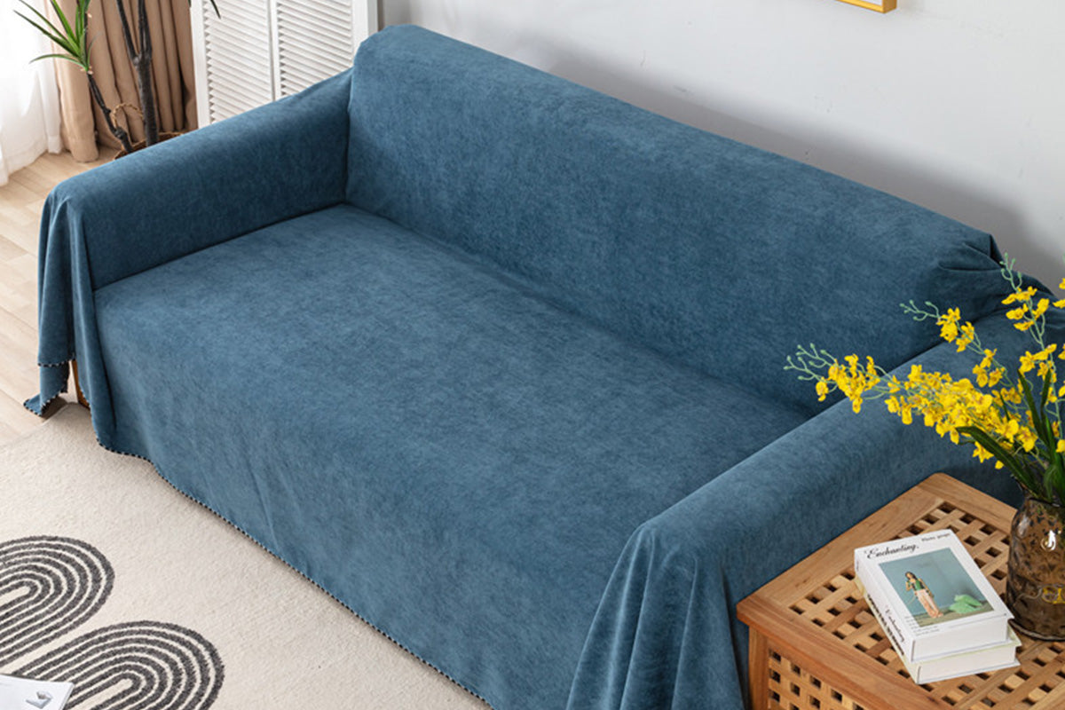 Anti Scratch Sofa Cover Anti Cat Scratch Water Resistant Sofa Towel -Grey