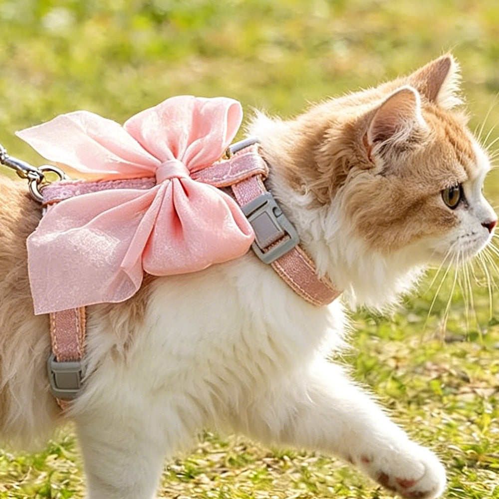 Adjustable Anti Escape Cat Harness Leash