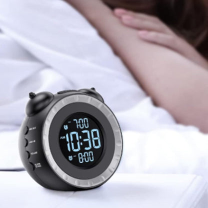 Loud Dual Alarm Clock with Bed Shaker Vibrating Alarm Clock for Heavy Sleepers