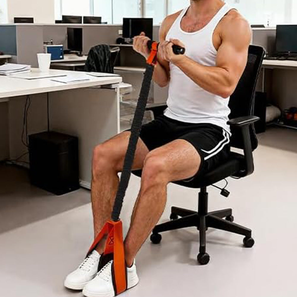 Pedal Resistance Band with Handle Home Exercise