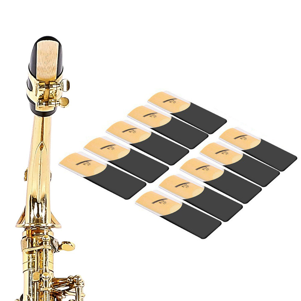 10 Pack Alto Saxophone Reeds Traditional Alto Sax Reeds - 2.5 Hardness