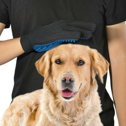 2 Pair Pet Grooming Gloves for Cats and Dogs Hair Removal and Massage