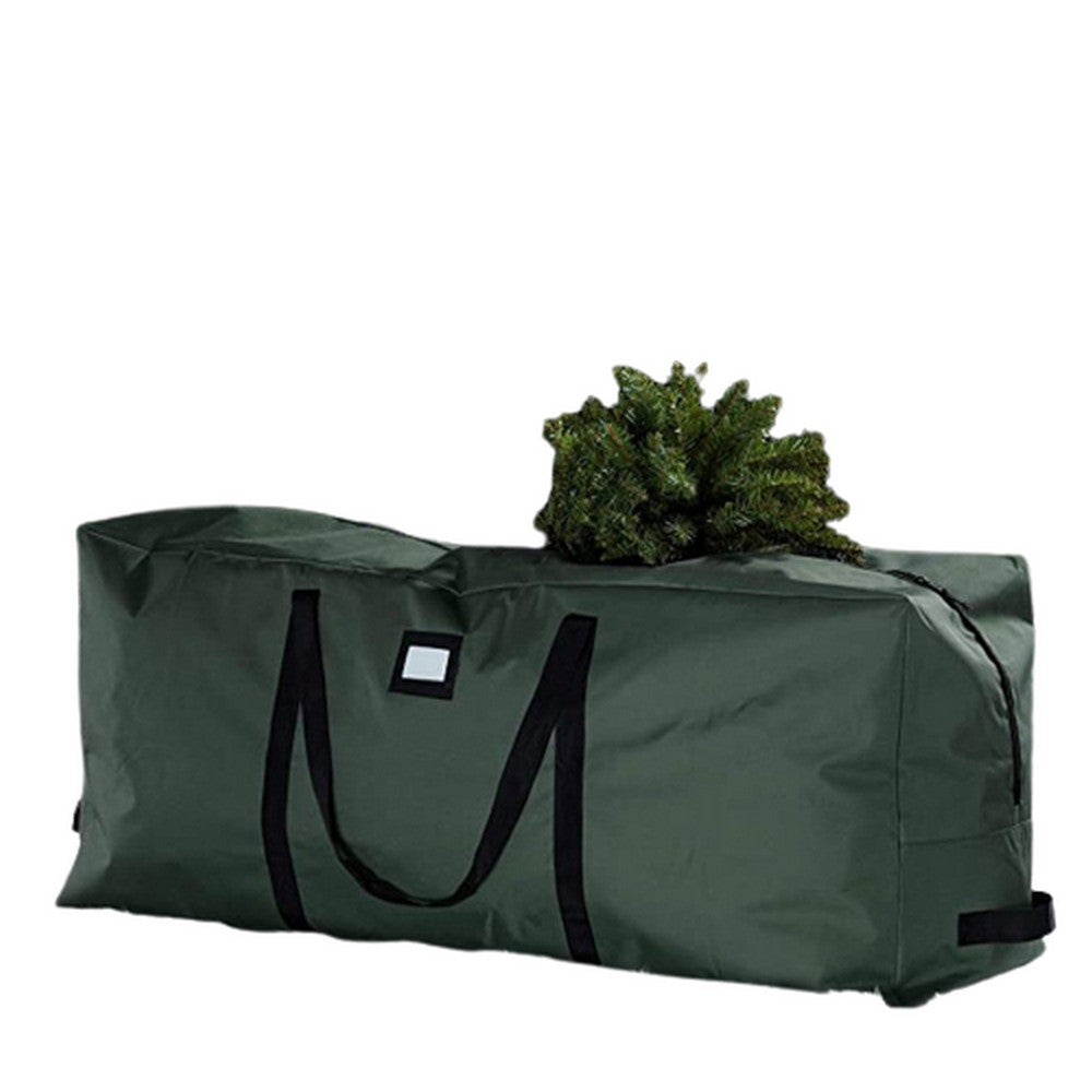 Christmas Tree Storage Bag Large Christmas Storage Containers Xmas Holiday Tree Bag-Green