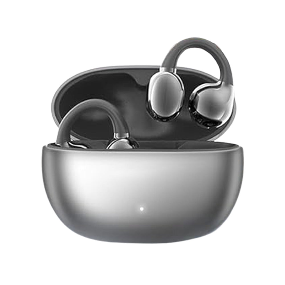 Bluetooth Clip-on Earbuds Wireless Open Ear Earbuds for Sports Workout Black