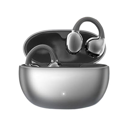 Bluetooth Clip-on Earbuds Wireless Open Ear Earbuds for Sports Workout Black