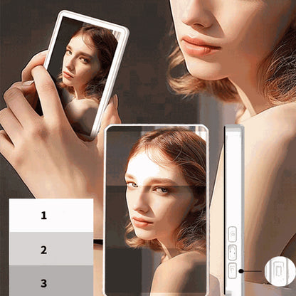 Vlog Selfie Monitor Screen 5-inch 1080P Rear Camera Mirror-White