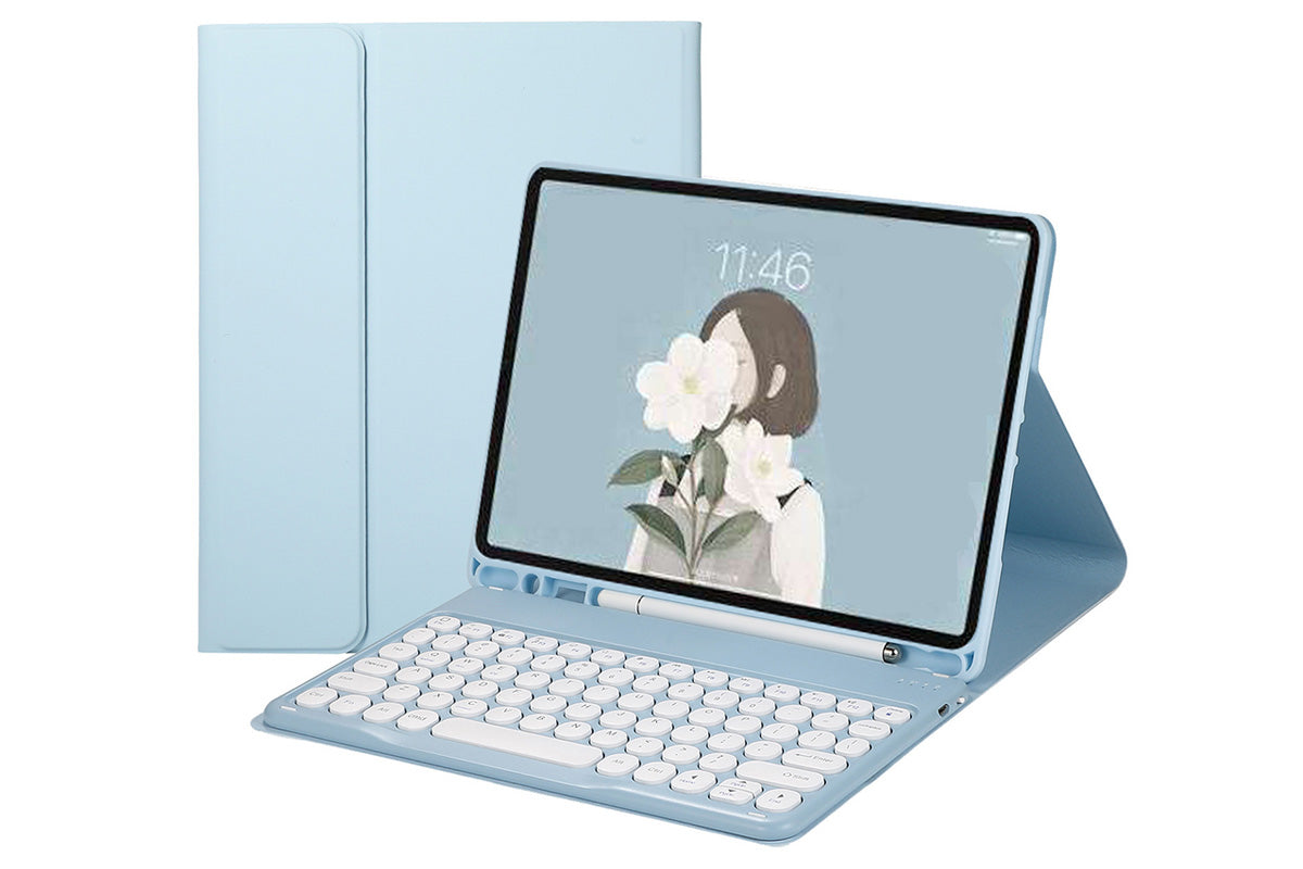 Bluetooth Touchpad for Samsung Galaxy Tab A9 / A9 Plus Detachable Keyboard -Blue