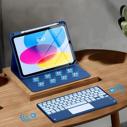Keyboard Case with Touchpad for iPad 10th and 11th Gen  - Navy