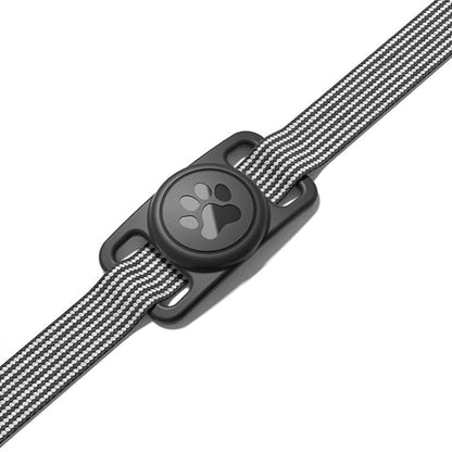 2PCS Waterproof Silicone Dog Collar Holder for Apple AirTag Black