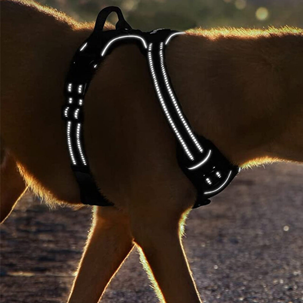 No Pull Dog Harness Reflective Adjustable Pet Vest Harness XL