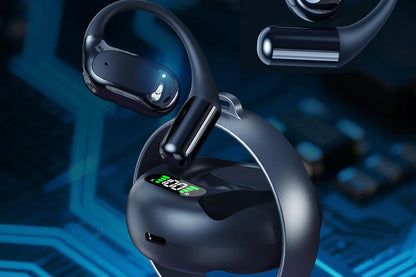 AI Translation Earbuds Real Time 138 Language Translator Earbuds with iOS Android-Black
