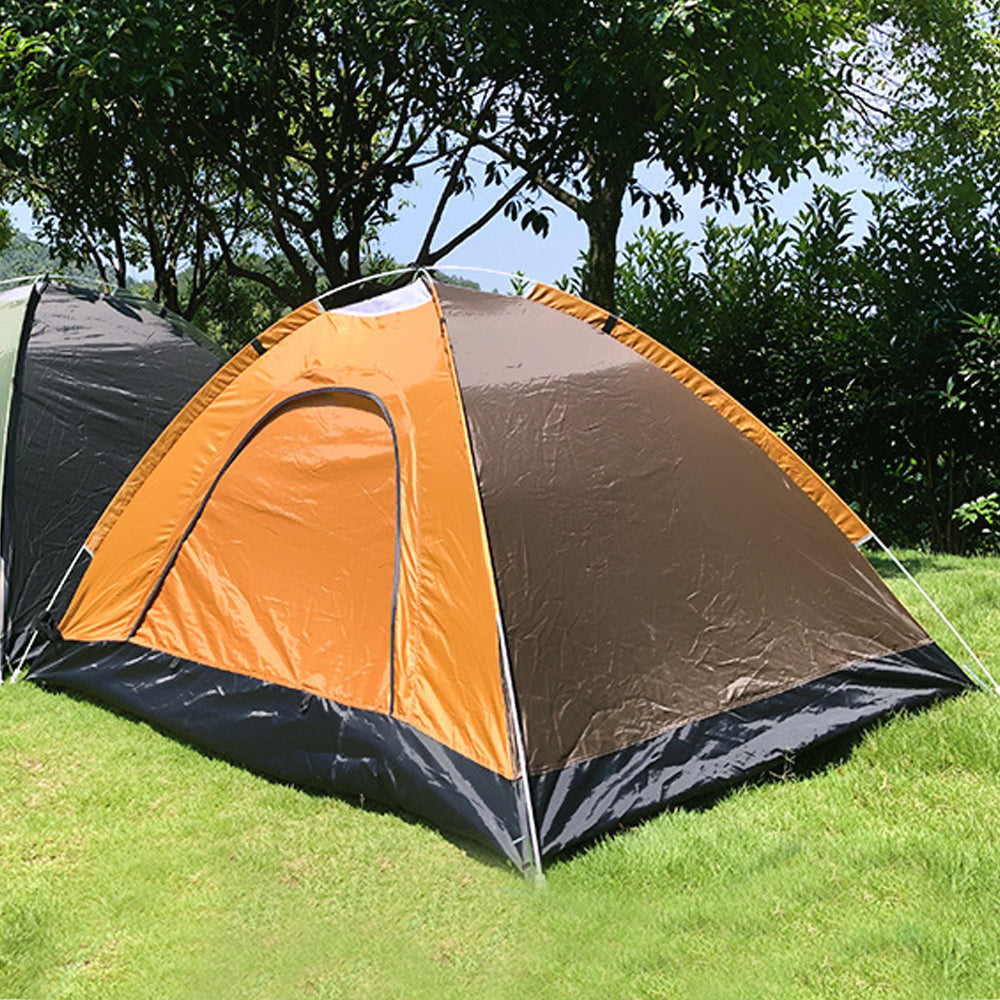 For 2-Person 4-in-1 Outdoor Camping Tent Kit Portable Quick Automatic Opening Beach Tent Hiking Picnic Travel Style 1