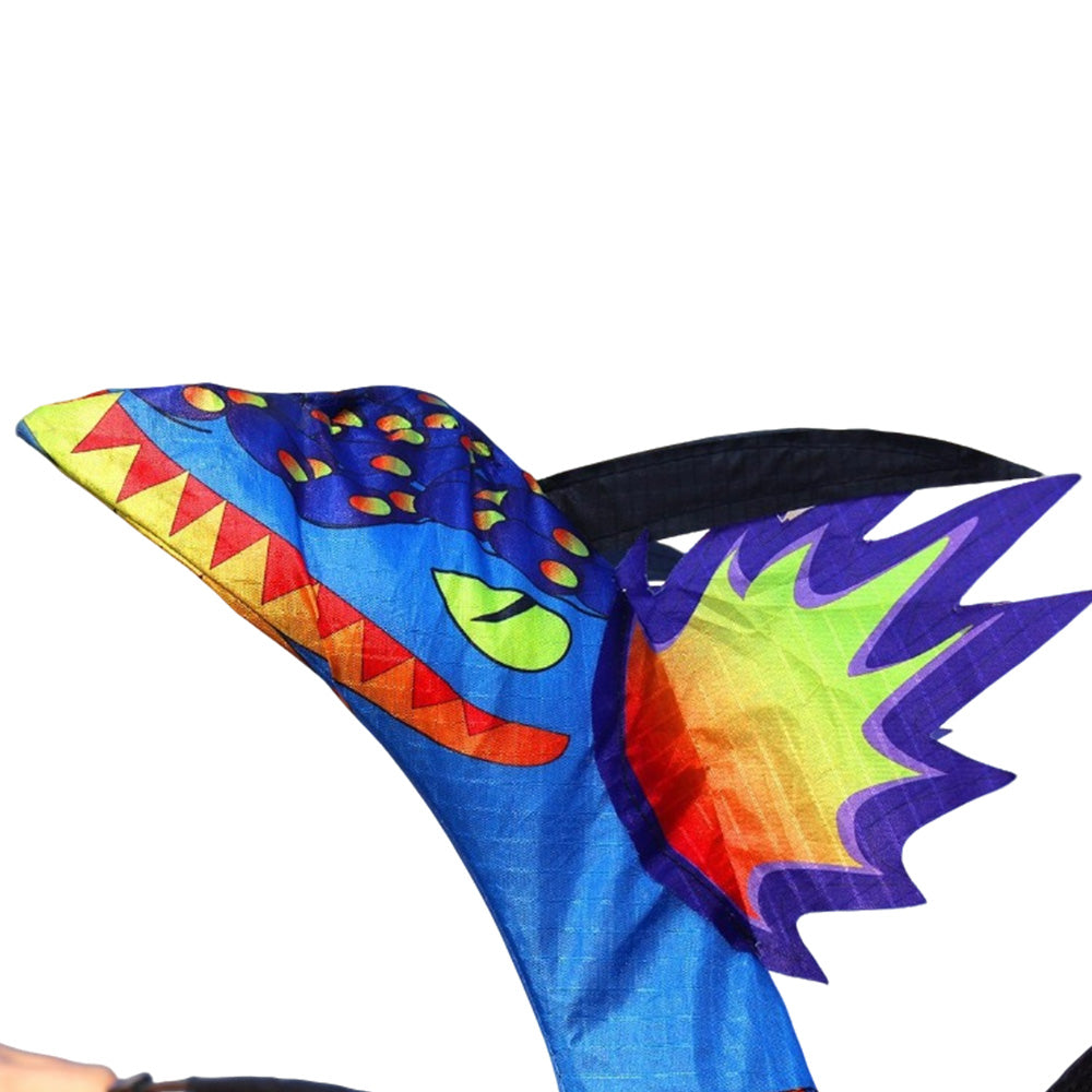 1.4m 3D Dragon Kite with 100m Flying Line for Kids and Adults Outdoor Fun