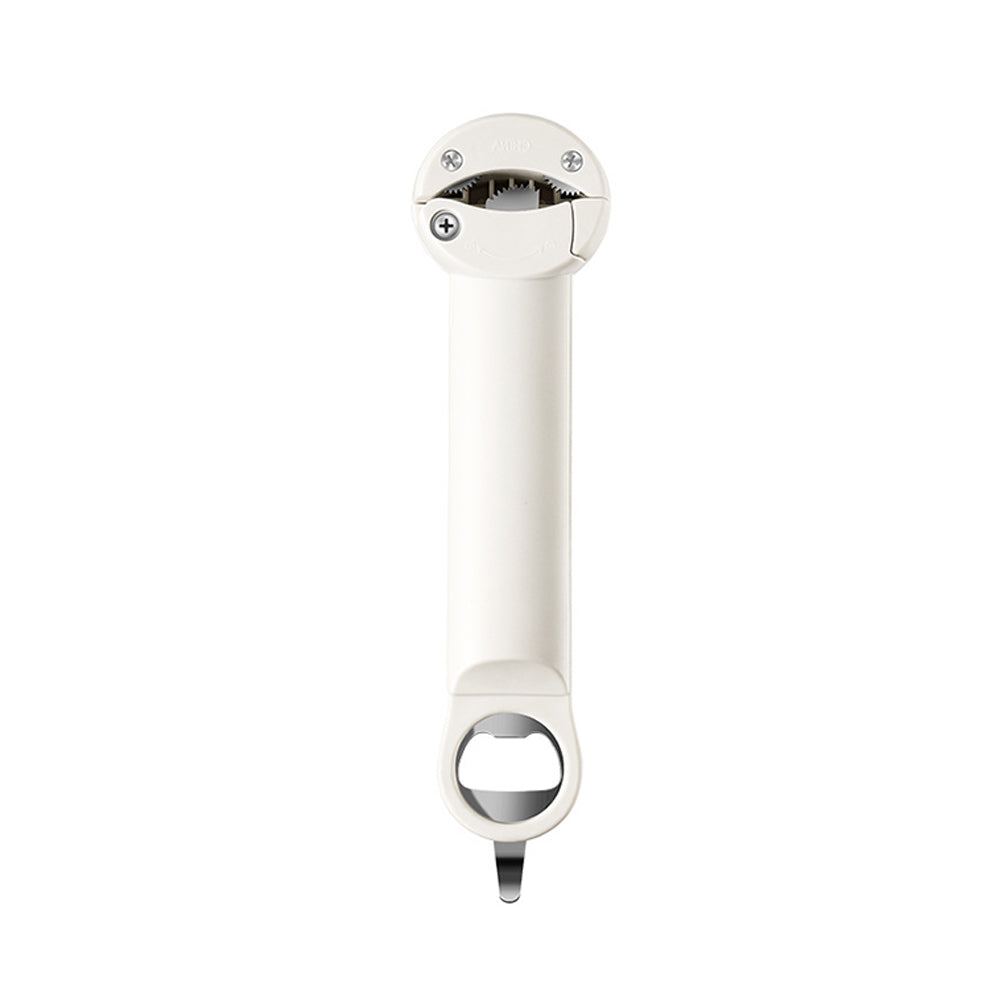 Retractable Jar Opener Magnetic Bottle Opener Can Opener Kitchen Gadgets for Weak Hands Beige
