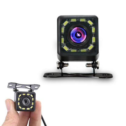 24 LED Square Reverse Camera for Car Rear View Parking with Night Vision