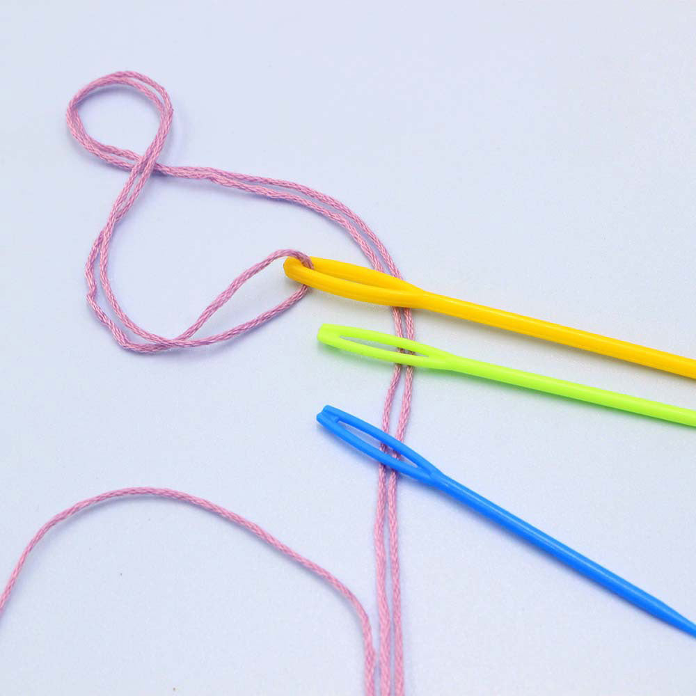 19 Pcs Yarn Needles Set Assorted Yarn Needles Bent Tapestry Needle Weaving Needle Darning Needles