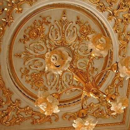 100 PCS Imitation Gold Silver Leaf Sheets-Gold