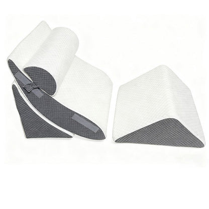 4Pcs Wedge Pillow Set for After Surgery Bed Wedge Pillow for GERD Snoring -Black