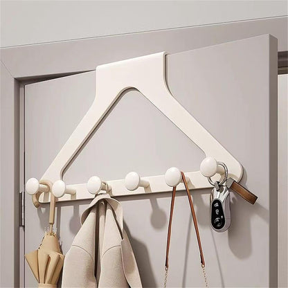 Over The Door Hook Rack Heavy Duty Door Back Hanging Hook Storage Organizer No Drill