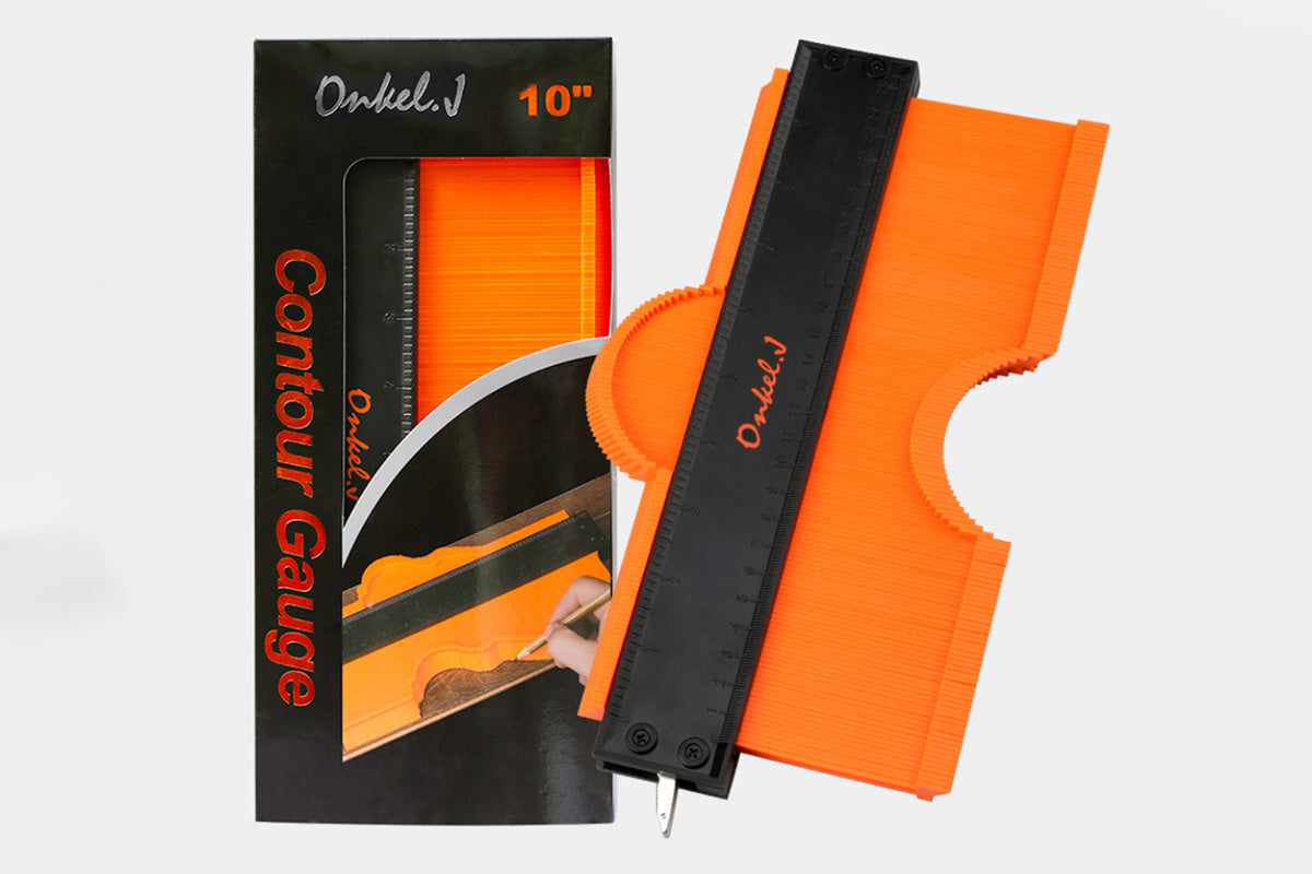 2Pcs Contour Gauge with Lock and Adjusting Screws 10 Inch Wide Profile Tool