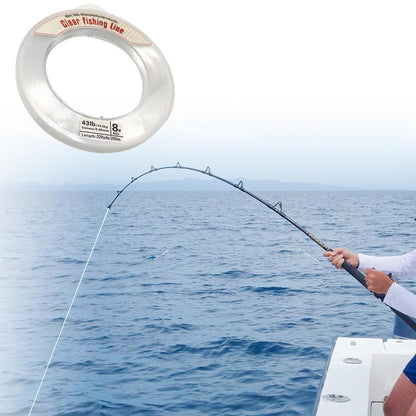 2Pcs Clear Fishing Line Wire 0.45mm 200m Invisible Nylon Thread for Hanging Balloons