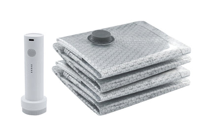 18 Pieces Travel Vacuum Storage Bag Set with Air Pump