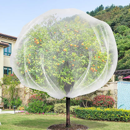 Drawstring Fruit Tree Netting Cover Fine Mesh Bird Fruit Fly Insect Protection