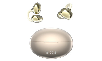 Bluetooth Open Ear Clip-On Earbuds - Khaki