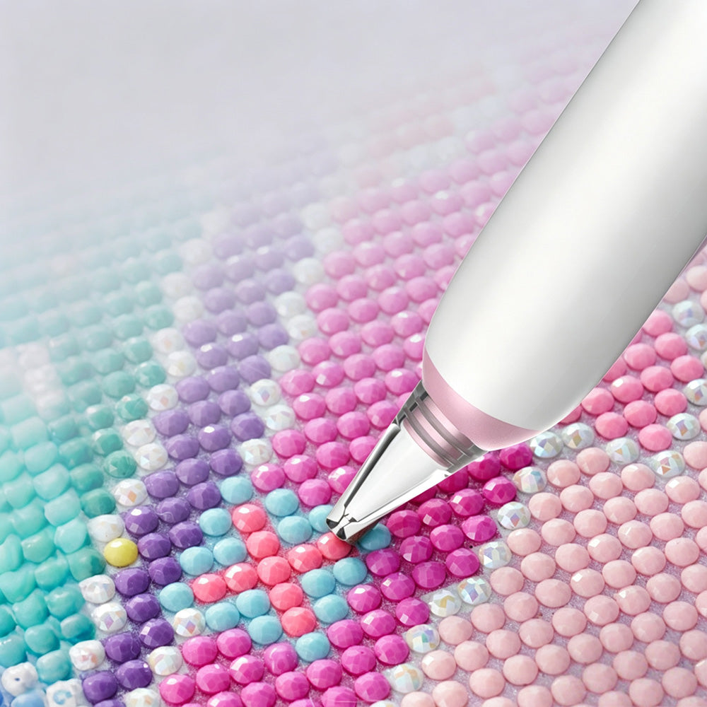Electric Rhinestone Painting Pen Automatic Bead Pickup Tool for Adults