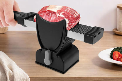 Manual Meat Slicer with Stainless Steel Blade for Beef Pork Mutton Hot Pot -Black