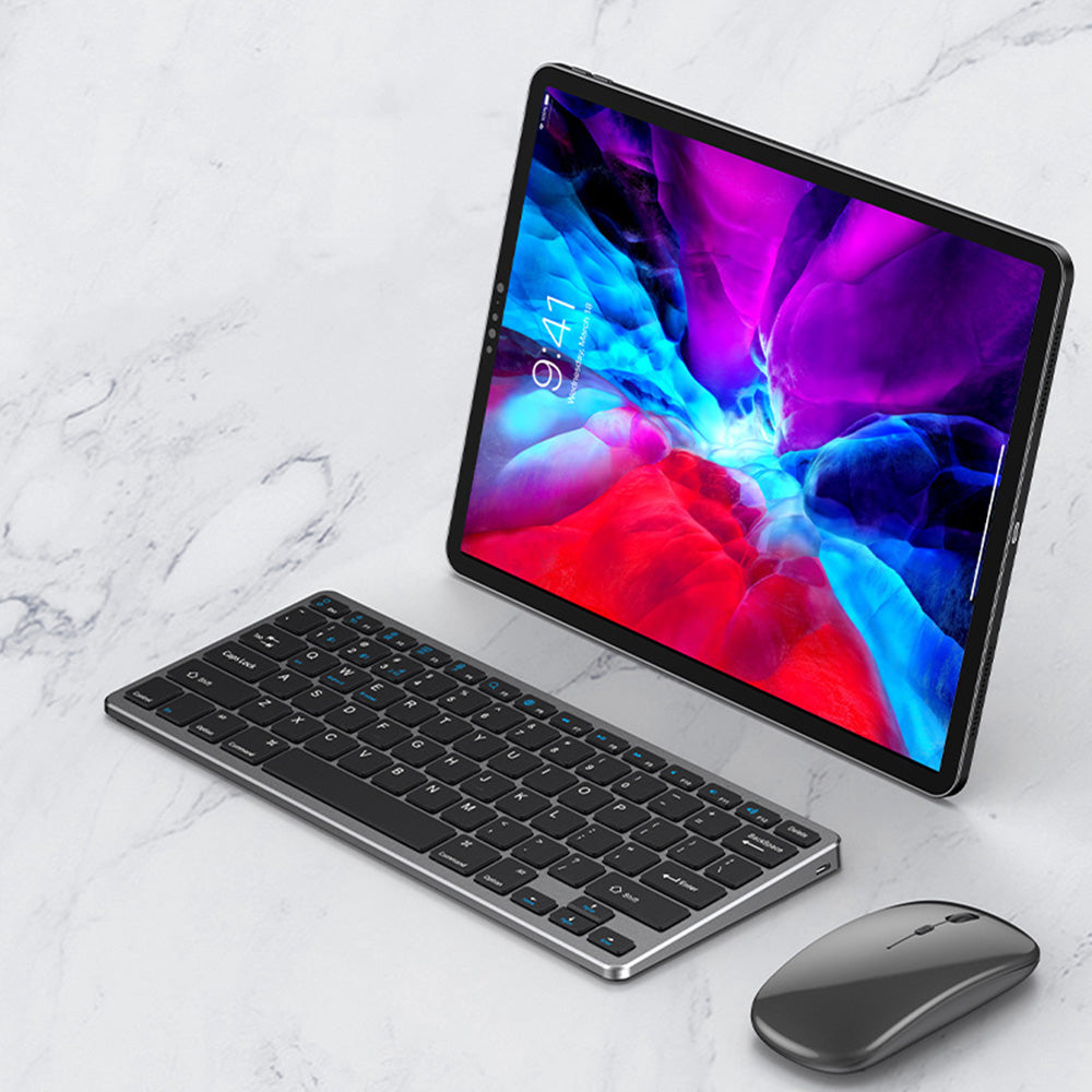 Compact Wireless Keyboard and Mouse Combo